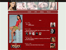 Tablet Screenshot of kristinkreuk.hzik.com